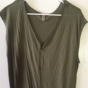 Army green top